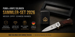 PUMA x KNIFE Solingen Set 2026 – Messer, Zippo® & Rahmen | Limited PUMA GmbH IP Solingen